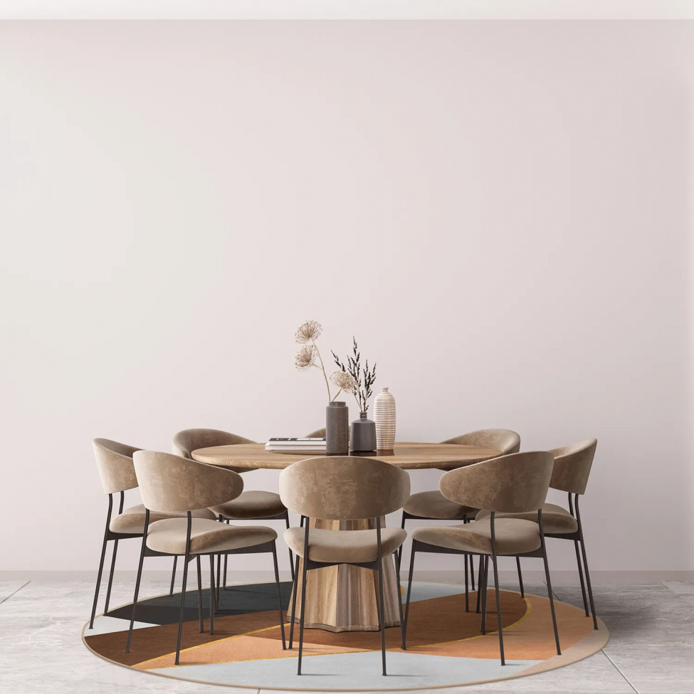 Ronde tapijt 'Hazel' 160cm - Multi