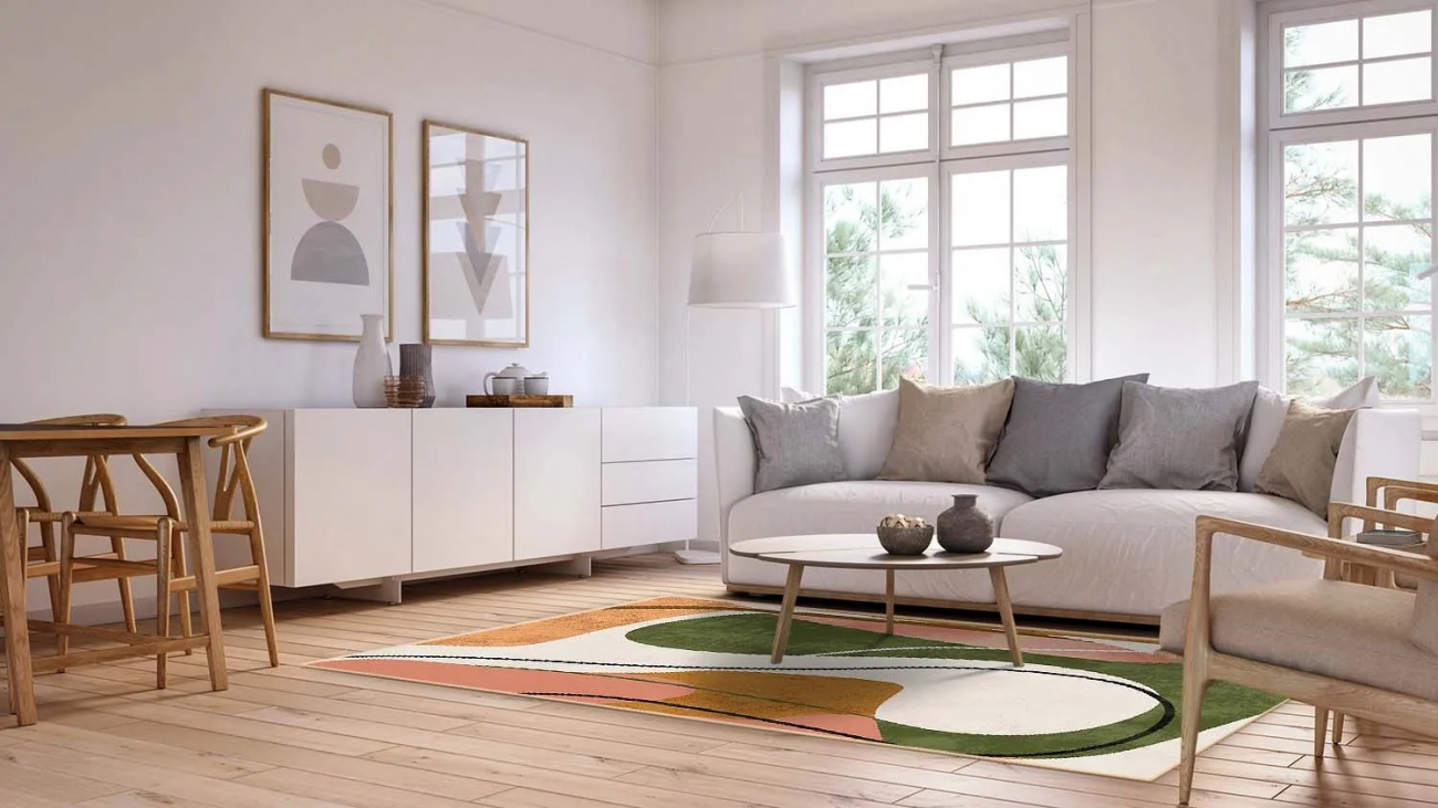 Wilton tapijt 'Cressida' 200x280cm - Groen/Multi