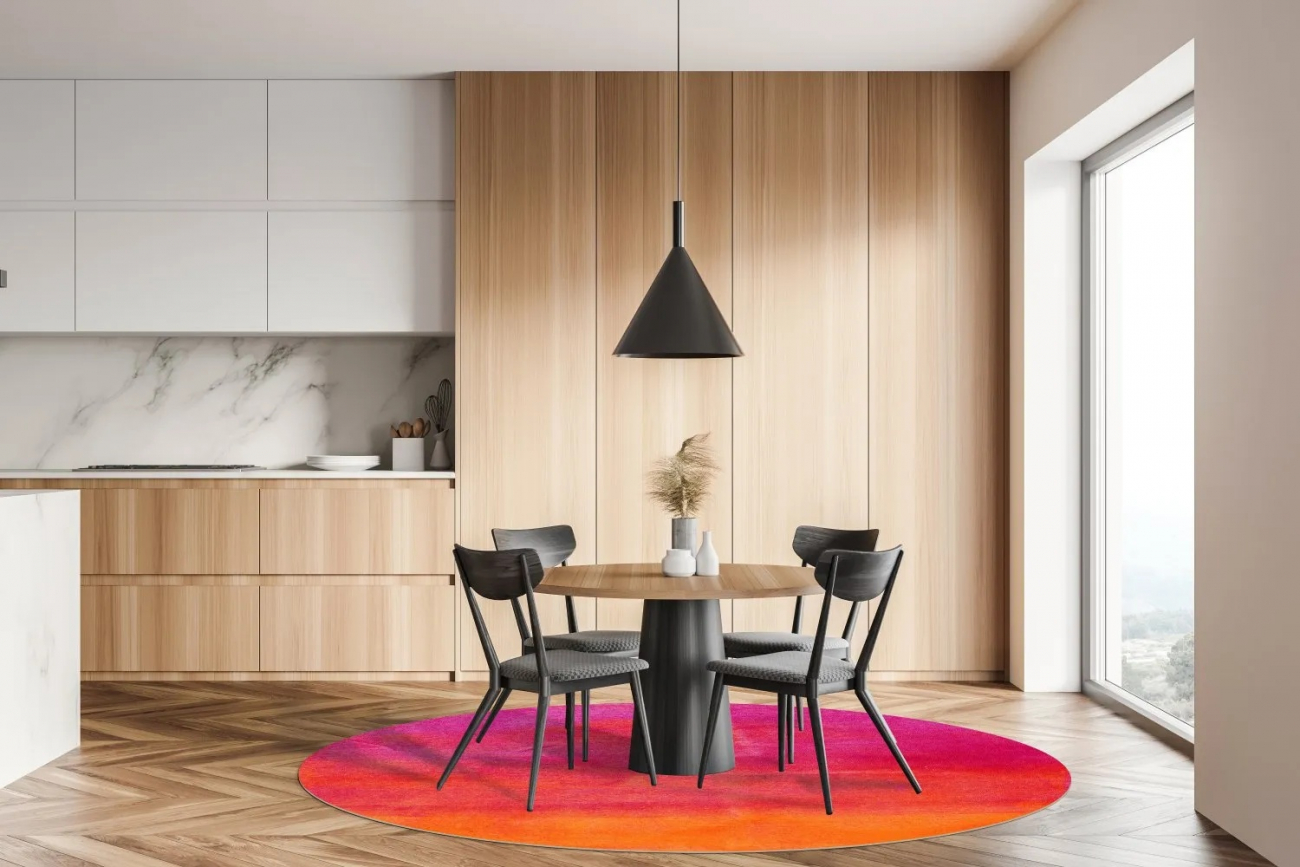 Ronde tapijt 'Moura' 240cm - Multi