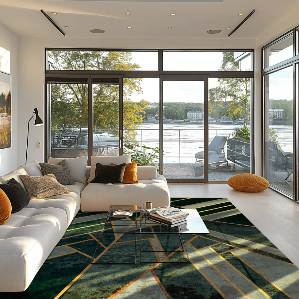 Wiltonmatta 'Amasra' 80x250cm - Groen