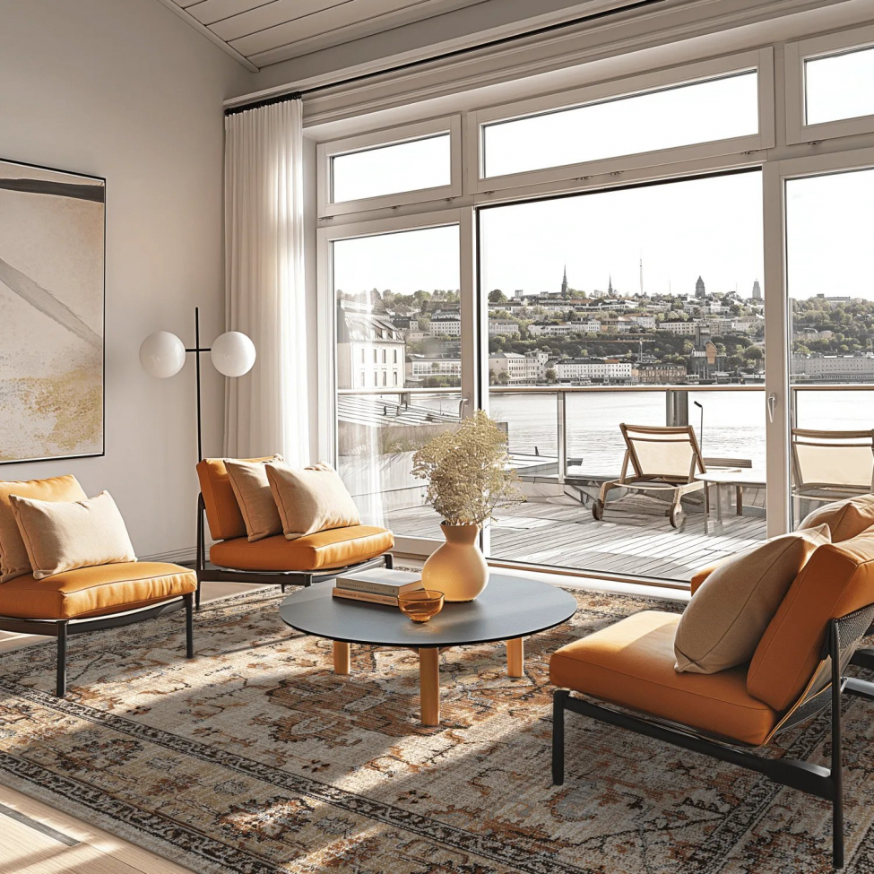 Wiltonmat 'Siliana' 240x340cm - Beige