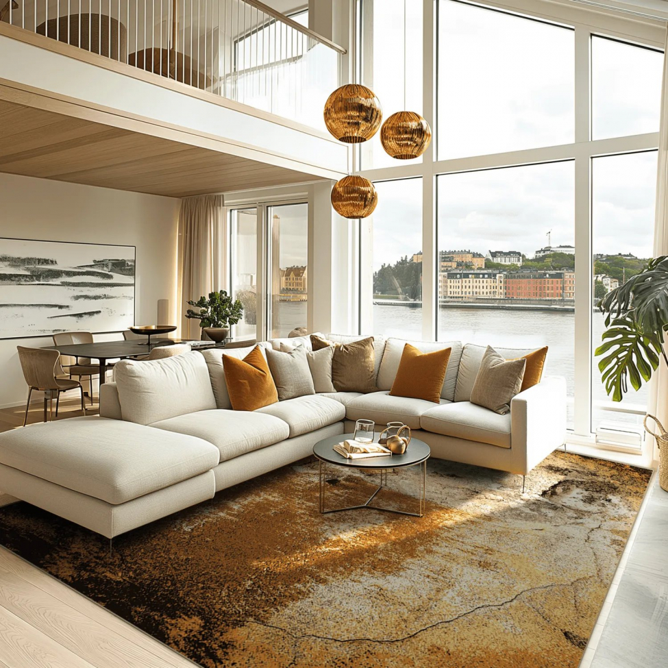 Wiltonmat 'Olivera' 80x250cm - Bruin