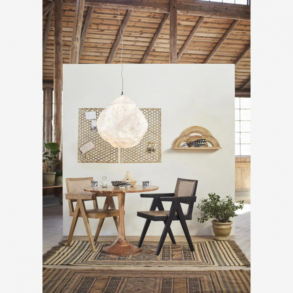 Stoel 'Rattan' - Zwart