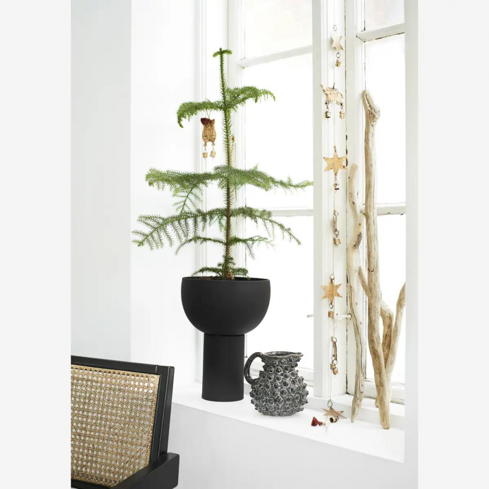Stoel 'Rattan' - Zwart