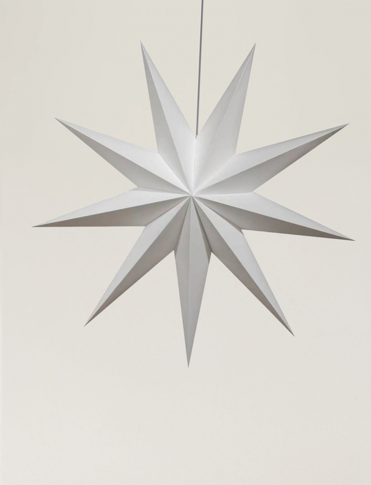 Adventster 'Vintergatan' 118cm - Wit