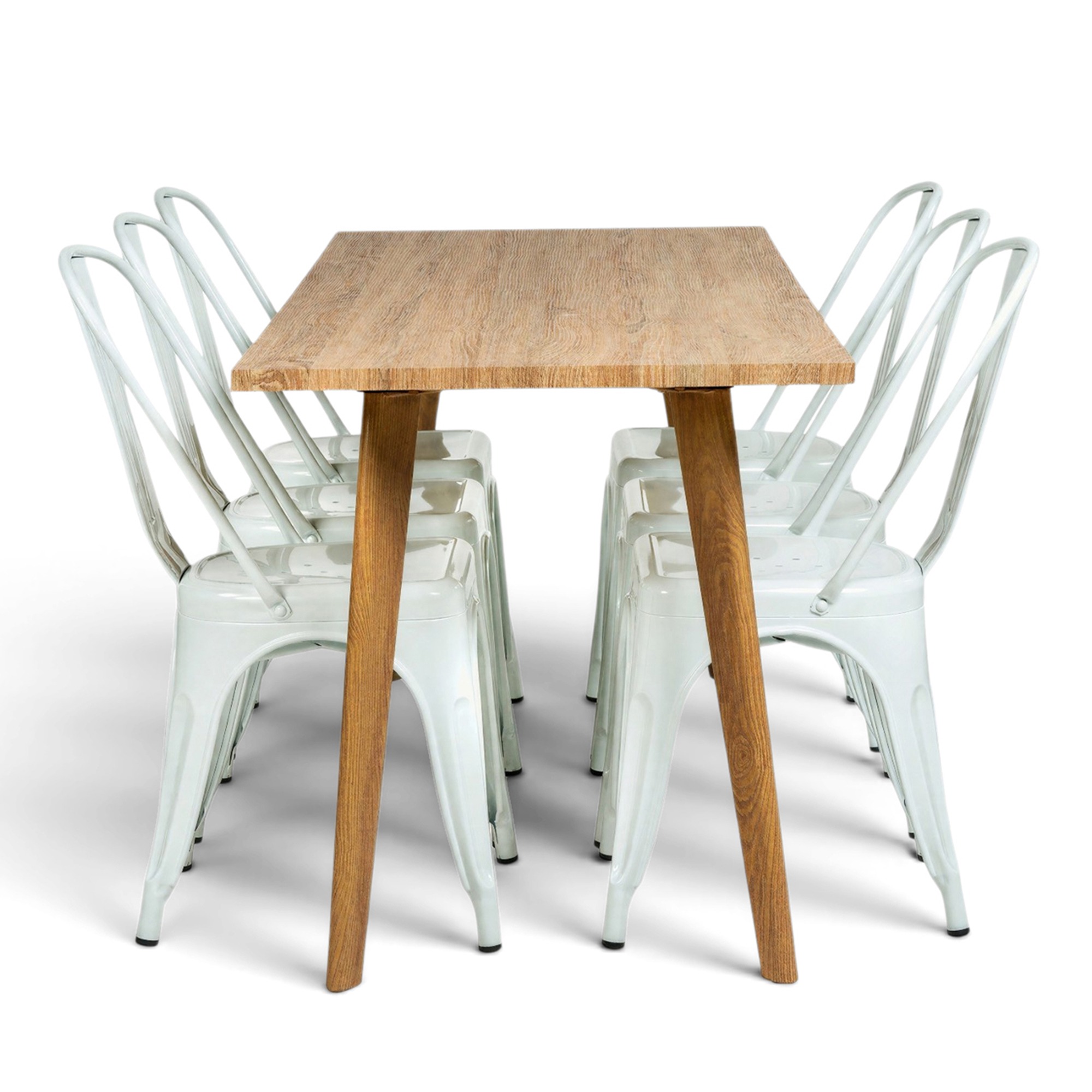 Eettafel 'Nordisk Montmartre' - 1 Tafel & 6 Stoelen