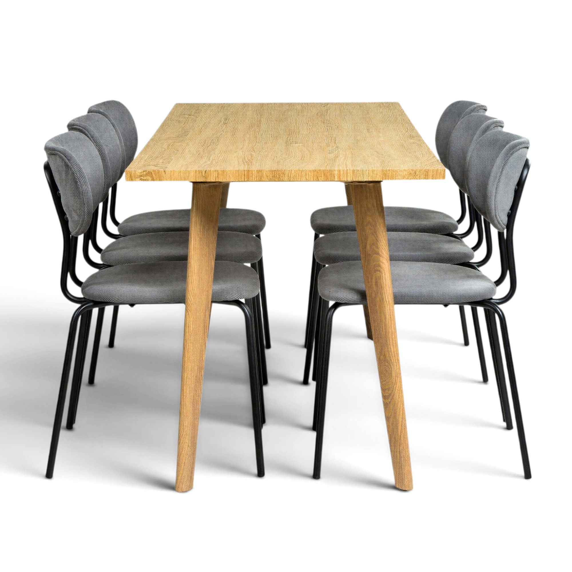 Eetgroep 'Nordisk Kungsholmen' - 1 Tafel & 6 Stoelen