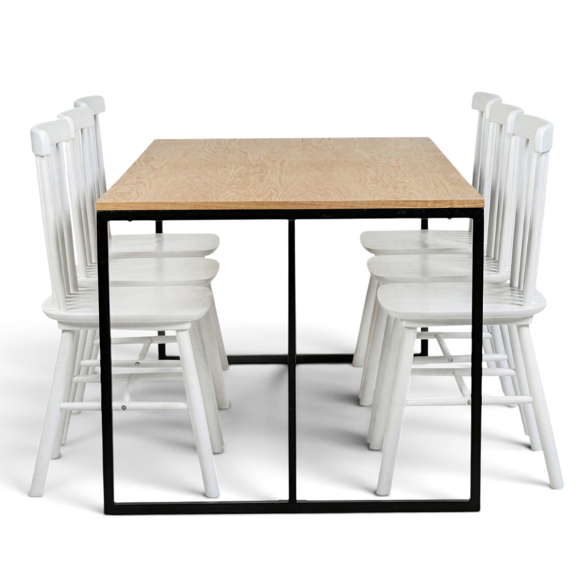 Eetgroep 'Vega Elsa' - 1 Tafel & 6 Stoelen