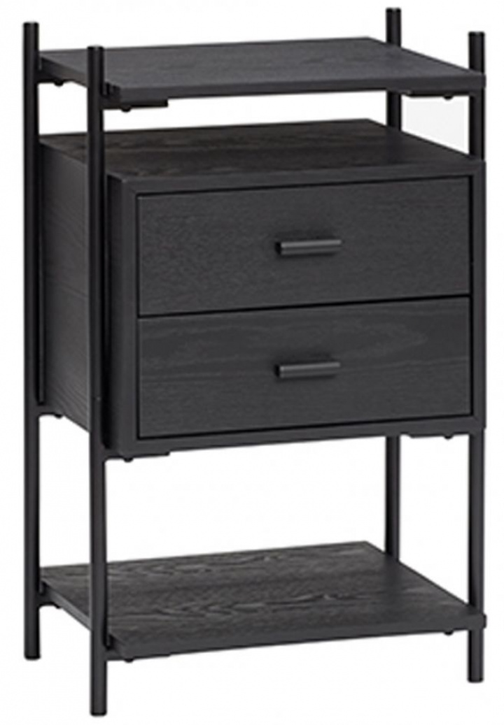 Bijzettafel \'Norm\' - Zwart in de groep Meubels / Planken & opslag / Sideboards bij Reforma (021104F)