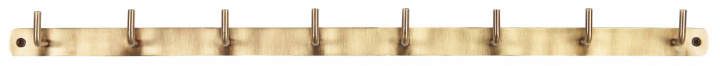 Haaklijst \'Antiek messing\' - Goud in de groep Meubels / Planken & opslag / Kledinghangers bij Reforma (05999-17)