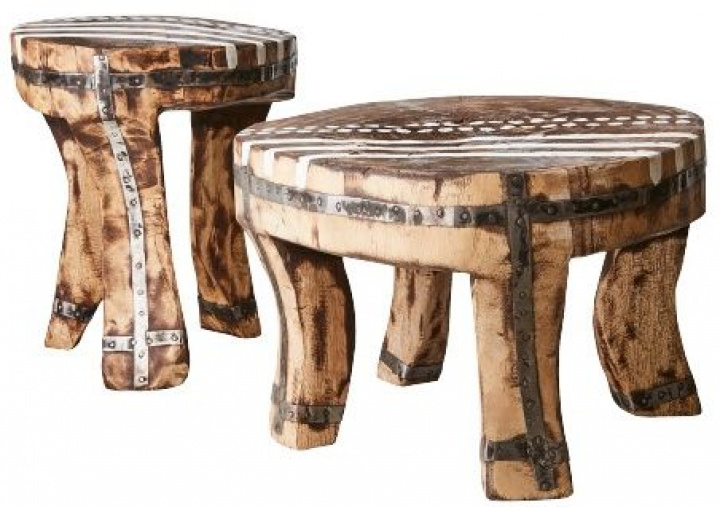 Kruk \'Treasure\' - Bruin in de groep Meubels / Zitmeubels / Houten krukken bij Reforma (076-330-00)