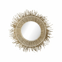 Spiegel \'Stina\' rond 60cm - Natuurlijk