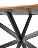Eettafel \'Portland\' 200x100cm - Bruin