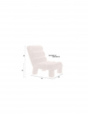 Fauteuil \'Fern\' - Bruin/Zwart