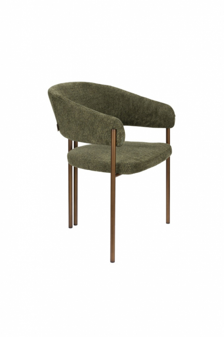 Stoel \'Naida\' - Groen in de groep Meubels / Zitmeubels / Stoelen bij Reforma (1000144)