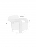 Fauteuil \'Oolong\' - Grijs