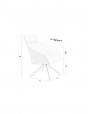 Fauteuil \'Frie\' - Beige