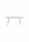 Eettafel ‘Denise’ - Bruin