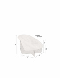 Fauteuil \'Emilius\' - Beige
