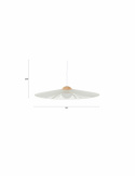 Plafondlamp ‘Belle S’ Ø65 cm - Beige