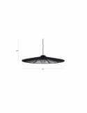 Hanglamp ‘Belle S’ Ø65 cm - Zwart