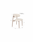 Stoel \'Claes\' - Wit