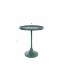 Bijzettafel \'Jason\' Ø46 cm - Blauw