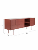 Dressoir ‘Davis’ - Rood