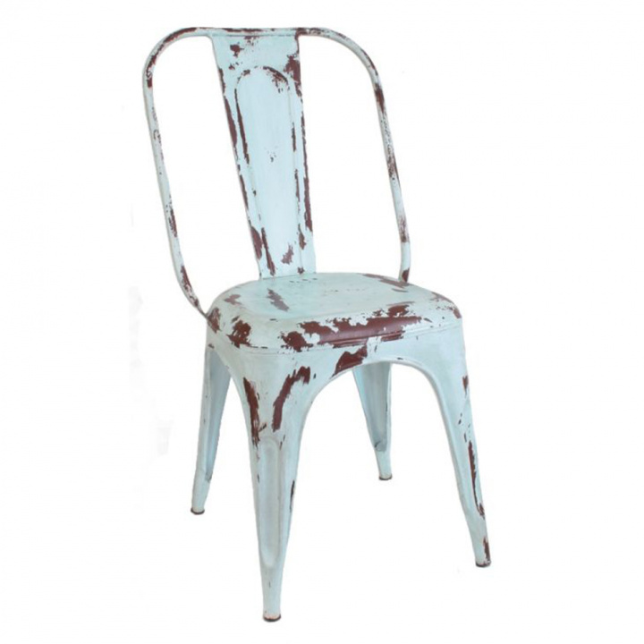 Stoel \'Montmartre\' - Vintage/Turkoois in de groep Meubels / Zitmeubels / Stoelen bij Reforma (1002-Turquoise-II-M)