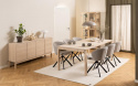 Eettafel \'Hudiksvall\' 200cm- Natuur
