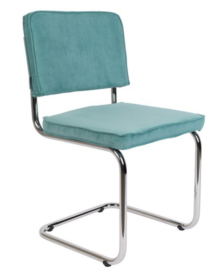 Stoel \'Ridge Rib\' - Turquoise in de groep Meubels / Zitmeubels / Stoelen bij Reforma (1006007)