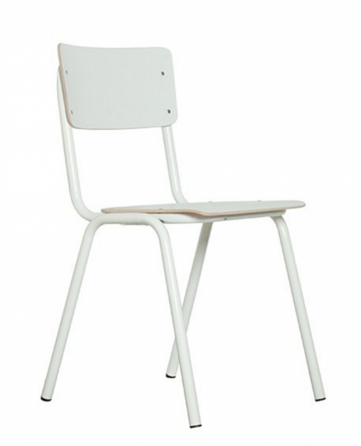 Retro Stoel - Wit in de groep Meubels / Zitmeubels / Stoelen bij Reforma (1008202)