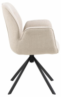 Stoel \'Bjuv\' - Beige/Zwart