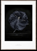 Poster \'Essence of Ballet 06\' 50x70 - Zwart/Wit