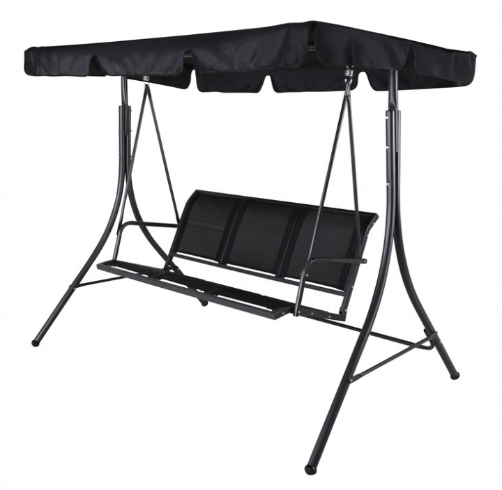 Hangmat \'Esl&ouml;v\' - Zwart in de groep Meubels / Tuinmeubelen / Lounge meubels bij Reforma (1017-408)