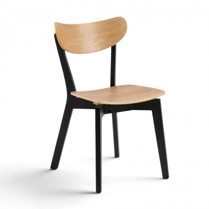 Stoel \'Ärsjö\' - Natuur/Zwart in de groep Meubels / Zitmeubels / Stoelen bij Reforma (102464)