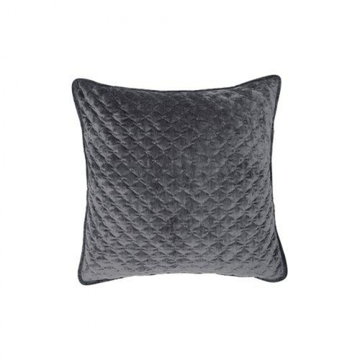 Kussenhoes \'Cia\' 60x60 - Grijs in de groep Inrichting / Textiel / Kussenslopen bij Reforma (1026-48-010)