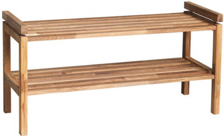 Schoenrek \'Confetti\' 80cm - Eiken in de groep Meubels / Planken & opslag / Hoed- en schoenenplanken bij Reforma (103613)