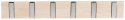 Haaklijst \'Confetti\' 50cm - Witgepigmenteerd