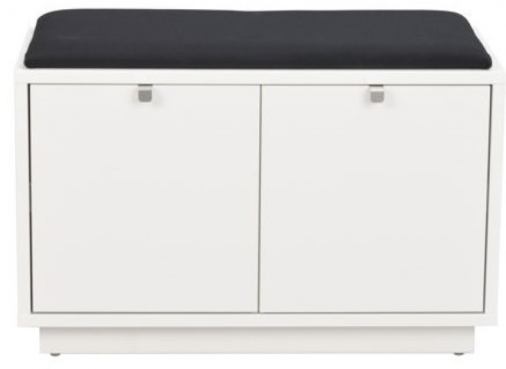 Bank \'Confetti\' 70cm - Wit/Zwart in de groep Meubels / Zitmeubels / Banken bij Reforma (103755)