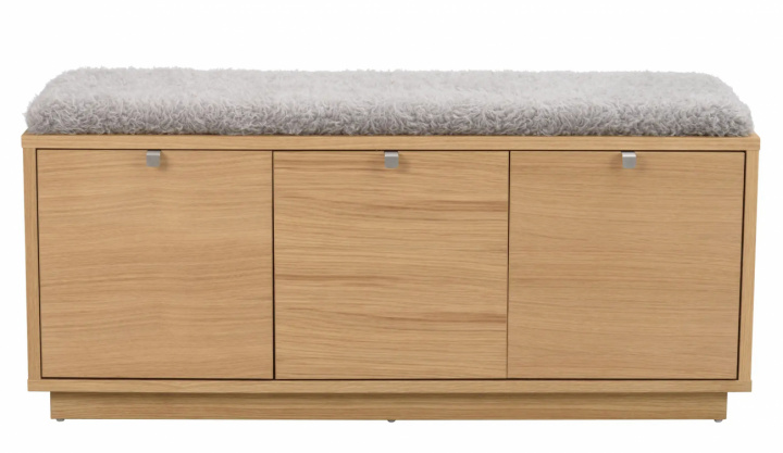 Bank \'Confetti\' 106cm - Eik/Lichtgrijs in de groep Meubels / Zitmeubels / Banken bij Reforma (103762)