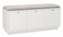 Bank \'Confetti\' 106cm - Wit
