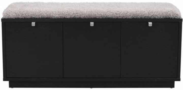 Bank \'Confetti\' 106cm - Zwart/Lichtgrijs in de groep Meubels / Zitmeubels / Banken bij Reforma (103766)
