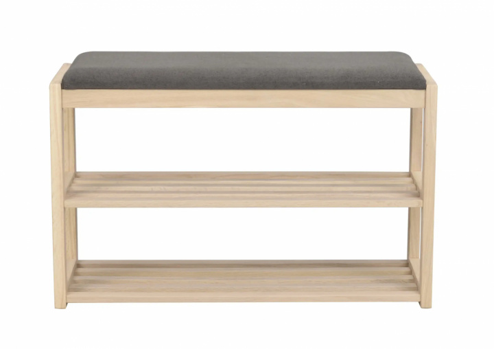 Schoenenrek \'Confetti\' - Witgepigmenteerd/Donkergrijs in de groep Meubels / Planken & opslag / Hoed- en schoenenplanken bij Reforma (103822)