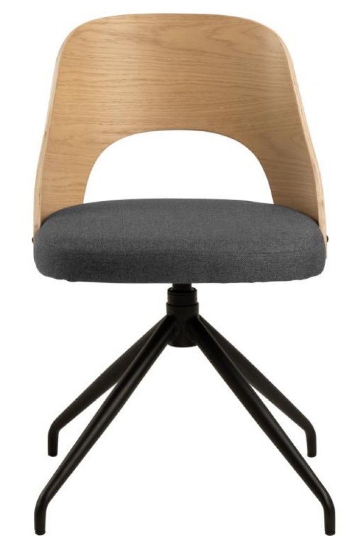 Stoel \'Yngsjö\' - Grijs/Natuur in de groep Meubels / Zitmeubels / Stoelen bij Reforma (105594)