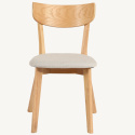 Stoel \'Saba\'- Eik/Wit