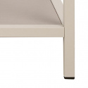Boekenkast \'Seaford\' 114x78cm - Grijs