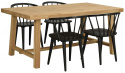 Eettafel \'Brooklyn\' 170x95cm - Eiken