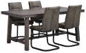 Eettafel \'Brooklyn\' 170x95cm - Donkerbruin