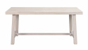 Eettafel \'Brooklyn\' 170x95cm - Witgepigmenteerd Eiken